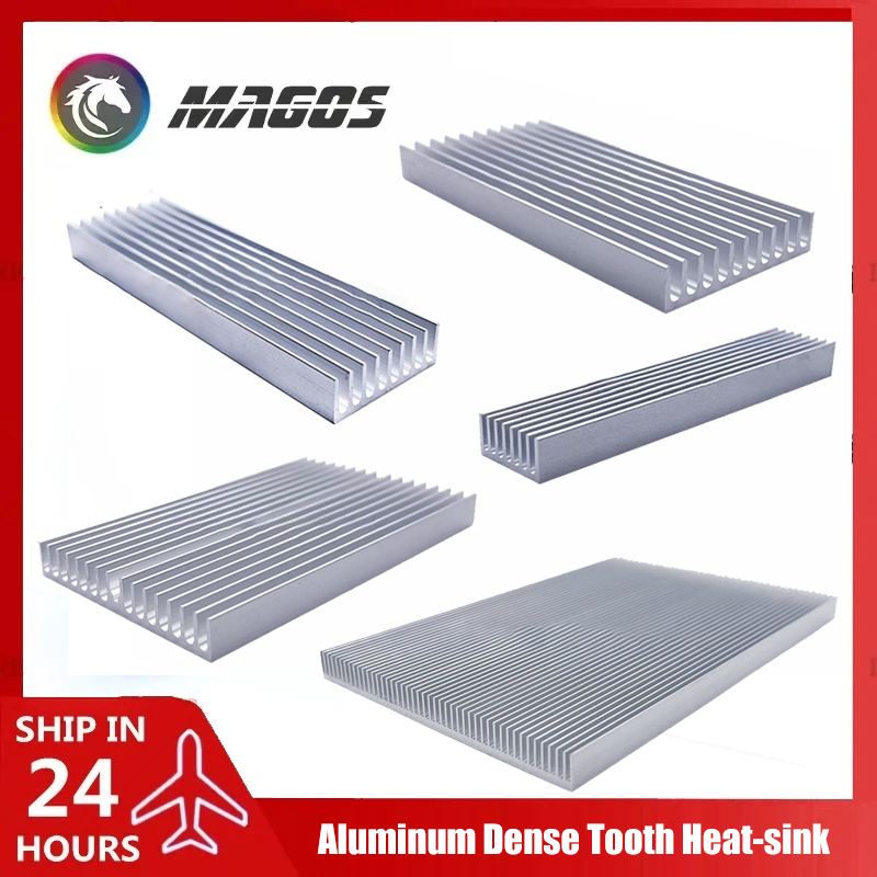 Aluminium Extrusion - Aluminiowy, gęsto ząbkowany radiator do wzmacniacza
