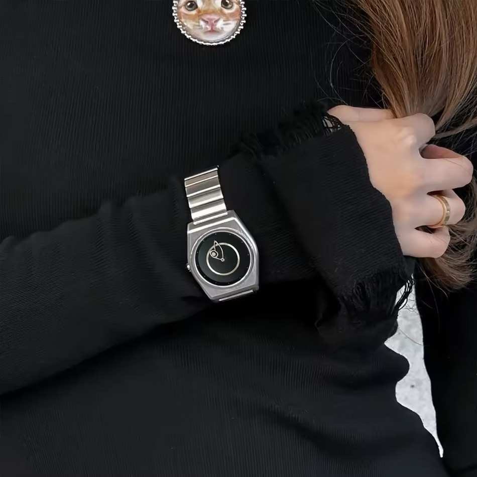 Czarne Zegarki Męskie Unikalny – Coupling 8Mm recenzja i cena