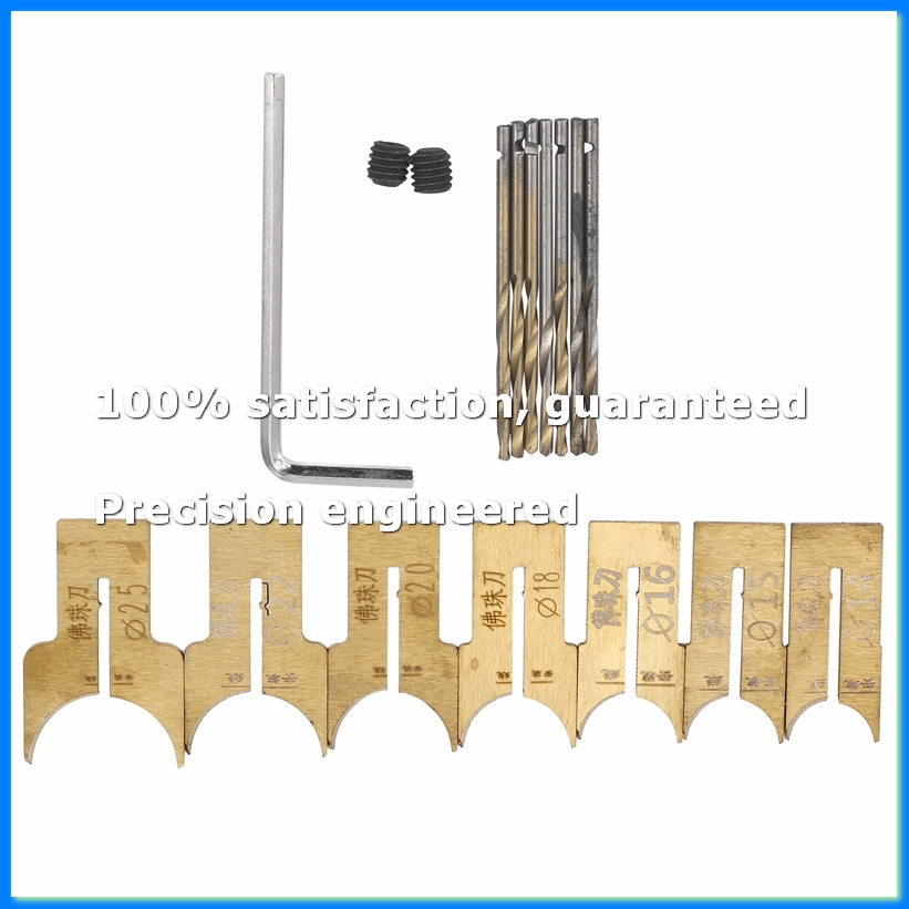Zestaw frezów do drewna z wier – Drill Bit Set recenzja i cena
