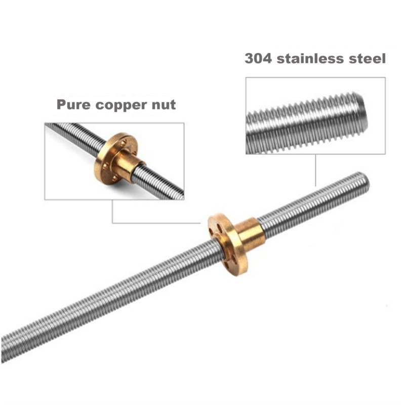 Śruba pociągowa T8 Lewy gwint  – Lead Screw 8Mm recenzja i cena